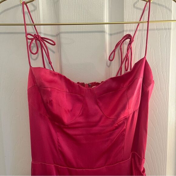 Reformation Fuchsia Mini Dress - Picture 4 of 12